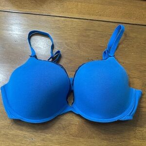 Victoria's Secret Bright Blue Padded T-Shirt Bra